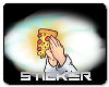 Pray to Pizza Sticker
