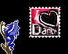 I love dance stamp