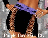 Purple Bow Skirt RL