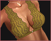 ( lace bra ) khaki