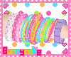 Sweet Rainbow Bracelets