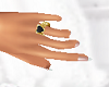 Onyx Heart Ring