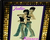 julie and kisses frame