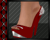 Flared Pumps Red