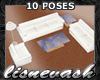 (L) 10Pose White SofaSet