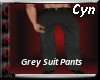 Grey Suit Pants