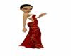 Red&Gold Evening Dress