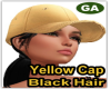 BlackPonytail YellowCap