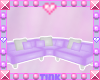 Couch | Purple & White