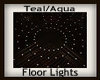 Teal/Aqua Floor Lights