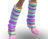 Pink Boots Rainbow LegW
