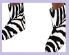 Zebra Slipper Boots