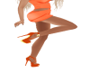 Orange Sexy Heels