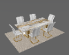 Xotiq Dining Set- Gold