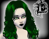 Dark green Edie hair