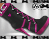 Heart Black Pink Sneaker