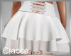C white layerable skirt
