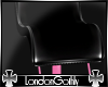 LG. pink liquorish stool