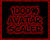 м| 1000% Avatar Scaler