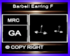 Barbell Earring F