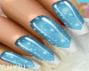 C~Blue Btrfly Nails