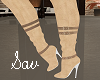 Soft Leather Boots-Tan
