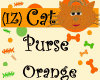 (IZ) Cat Purse Orange