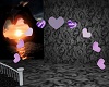 purple hearts wedding ar