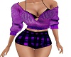 LG-RLS Purpleblk Sweater