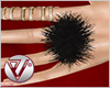 V♥ Fluffy Ring Black
