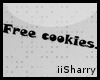 ~S~Free cookies.HeadSign