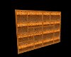 Orange Wet Room Divider