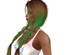 Brown and Green Braids