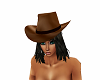 cowboy hat black hair