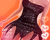 Black Glitter Dress Mini