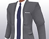 EM Lt Gry Suit Blu Tie