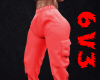 6v3| Red Sweatpants