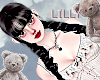 hana black  bangs