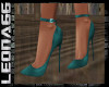 Holly Teal Pumps