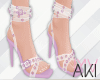 Aki Clear Heels Purple