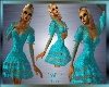 ~wz~SeaBlue Lace Dress