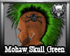 *M3M* Mohaw Skull Green