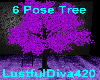 6 Pose Purple Tree Swing