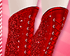 !P S. Red Glitter Boots