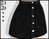 ☽ Suede Skirt -Black