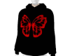 Red Butterfly Hoodie(M)