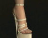 K. Rose White Heels