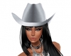 Cowgirl Hat (Silver)