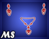 MS Goddess Jewelry Red