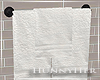 H. White Towel Rack
